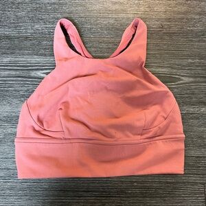 Lululemon Racerback Sports Bra – Pink/Coral | Size 6 | Read Description